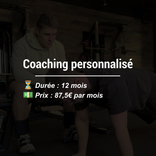 Coaching personnalisée 1 An