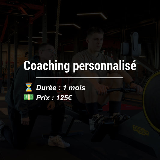 Coaching personnalisée 1 Mois